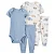 Kit Conjunto Carter's 4 peças Azul Canelado - Imagem 1