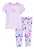 Kit Conjunto Carter's 4 peças Lilás Flores - Imagem 2