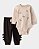 Conjunto Carter's 2 Peças Body Longo Calça Preta Dino - Imagem 1