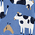 Macacão Carter's Fleece Azul Vaca Malhada - Imagem 4
