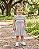 Vestido Carter's Malha Off-White Listras Azul - Imagem 4