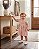 Vestido Carter's Malha Off-White Listras Vermelha - Imagem 4