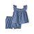Conjunto Carter's 3 Peças Jeans Body Poa Rosa - Imagem 4