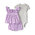 Conjunto Carter's 3 Peças Lilás Body Mommy's Mini - Imagem 1