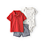 Conjunto Carter's 3 Peças Vermelho Polo Âncora - Imagem 1