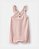 Romper Carter's Malha Canelada Rosa Listras - Imagem 1