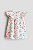 Vestido H&M Malha Branco Floral - Imagem 1