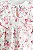 Vestido H&M Malha Branco Floral - Imagem 2