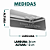 Placa De Sinalização Para Porta Acrílico Espelhado 30x9 - Imagem 2