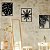 Kit 3 Quadros Decorativos Folhas MDF Vazado Preto - Imagem 4