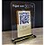Placa Qr Code Personalizada com sua Logo Base Reta - Imagem 2