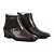 Bota Cano Curto Fivela Lateral Café J Neves Boots - Imagem 1