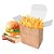 Caixa de Hambúrguer ou Xis Salada | Kraft - Imagem 1