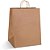 Embalagem Saco Kraft Delivery - Com Alça Torcida - Liso | 28,0 x 17,5 x 39,0 cm - Imagem 1