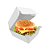 Caixa Para Hambúrguer Tipo Mac | Branca - Imagem 1