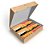 Embalagem Caixa Sushi - Sem Visor - Kraft | Média - Imagem 1