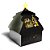Caixa para Panetone / Chocotone - Modelo Cinta Árvore Natal | Preta Hot Stamp - Imagem 5