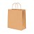 Embalagem Saco Kraft Delivery - Com Alça Torcida - Liso | 29,0 x 30,0 x 12,0 cm - Imagem 1