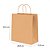 Embalagem Saco Kraft Delivery - Com Alça Torcida - Liso | 29,0 x 30,0 x 12,0 cm - Imagem 2