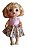 Vestido Floral Amarelo  P/ Boneca Baby Alive/My Little - Imagem 1