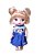 Vestido Luna P/ Boneca Baby Alive/My Little - Imagem 1