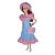 Vestido Croché Retro P/ Boneca Barbie - Imagem 3