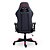 Cadeira Gamer XT Racer Attack Com Apoio De Pés Reclinável Ergonômica Couro Sintético - Preto e Vermelho - Imagem 2