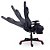 Cadeira Gamer XT Racer Attack Com Apoio De Pés Reclinável Ergonômica Couro Sintético - Preto e Vermelho - Imagem 3