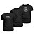Kit 3 camisas All Black FIREWOLF - Imagem 1