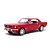Miniatura Carro Ford Mustang Coupe 1/2 (1964) Vermelho 1:24 Welly - Imagem 1