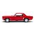 Miniatura Carro Ford Mustang Coupe 1/2 (1964) Vermelho 1:24 Welly - Imagem 3