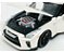 Miniatura Carro Nissan Gt-r 2017 Branco Burago 1/24 - Imagem 5