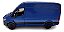 Miniatura Mercedes-benz Sprinter Azul 1:48 Kinsmart - Imagem 4