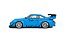 Porsche 911 (993) RWB Rauh-Welt Body-Kit Shingen 2018 1:18 Solido Miami Blue - Imagem 8