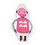 Almofada Infantil Robô Pink - Imagem 1