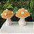 Enfeite Par de Cogumelos Amarelos - Imagem 3