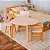Mesa Infantil Orgânica - Rosa - Imagem 2