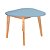 Mesa Infantil Orgânica - Azul - Imagem 4