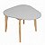 Mesa Infantil Orgânica - Cinza Greige - Imagem 1