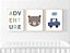 Kit Quadro Infantil Urso Adventure - Imagem 1