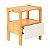 Mesa de Cabeceira Infantil Branca - Theo - Imagem 4