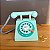Brinquedo Telefone de Madeira Retro - Imagem 1