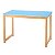 Mesa Retangular Juvenil Luna - Azul - Imagem 1
