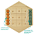 Brinquedo Painel Sensorial Colmeia - Jogo da Velha - Imagem 3