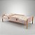 Cama Montessoriana Evolutiva Rosa - Nina - Imagem 1