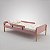Cama Montessoriana Evolutiva Rosa Blush - Nina - Imagem 1