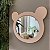 Espelho Formato Urso - Rosa - Imagem 1