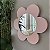 Espelho Formato Flor - Rosa Blush - Imagem 1