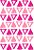 Adesivos de Parede Triângulo Rosa - Imagem 1