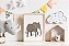 Quadro Infantil Elefante Realista - Imagem 1